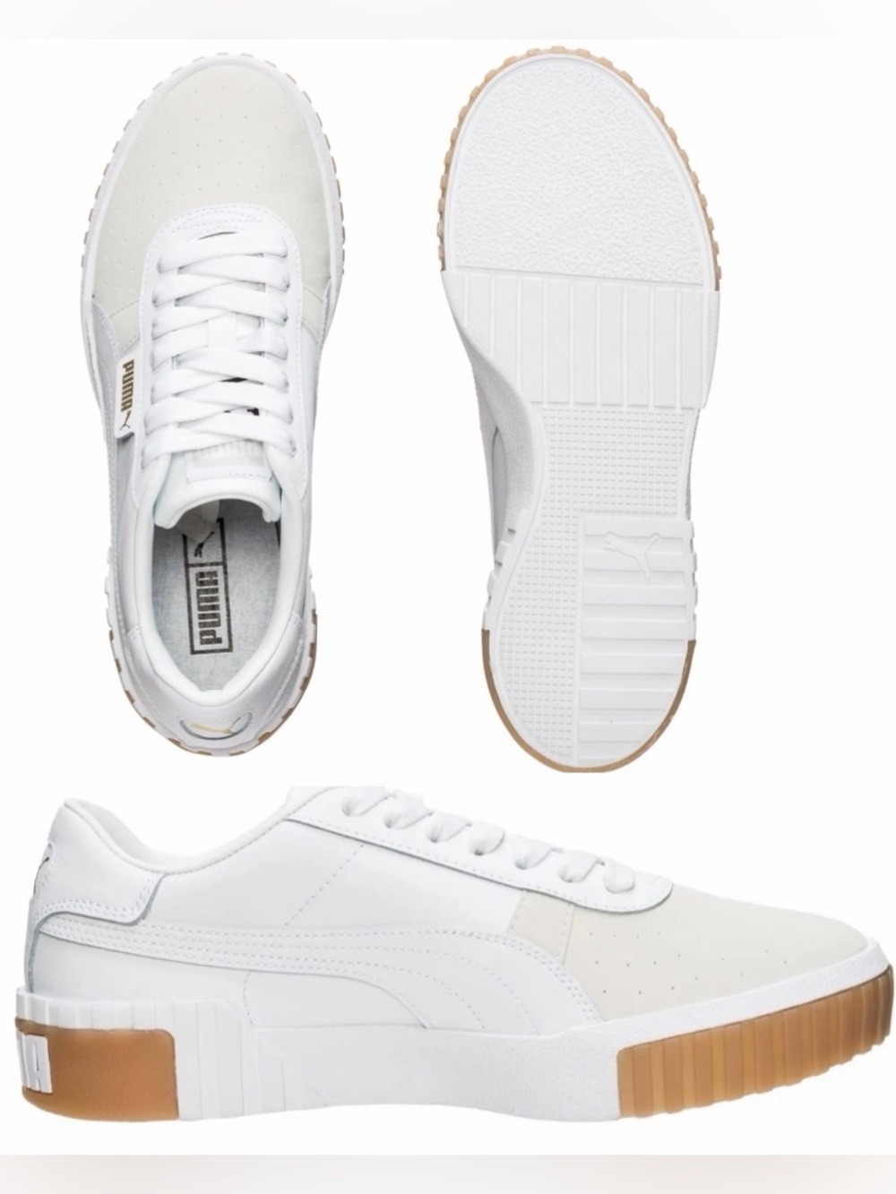 Puma Cali Exotic Women’s White shoes size 7.5 with box - Picture 2 of 14